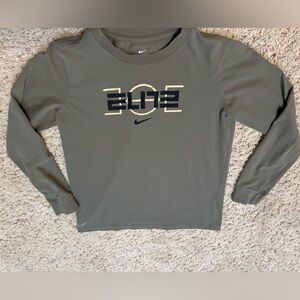 Nike Elite Olive Long Sleeve Tee